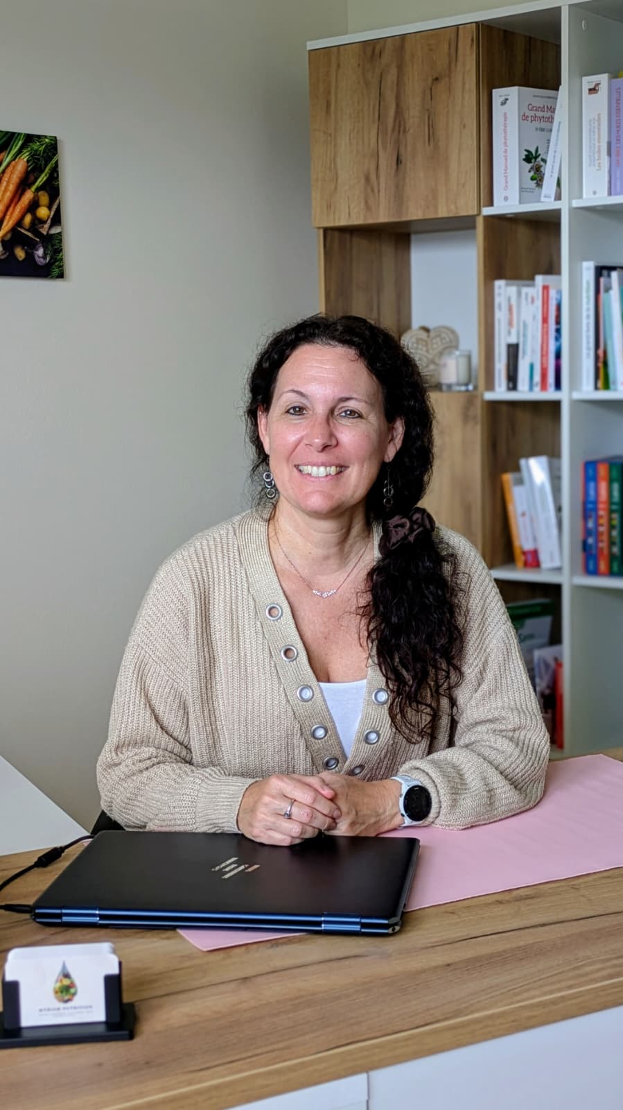 Myriam, nutritionniste diplômée au Bouveret